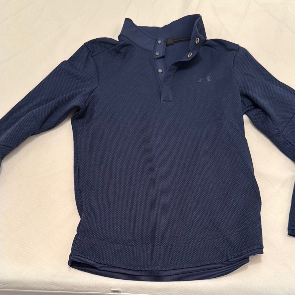 Under Armour Blue Zip Up Sweater